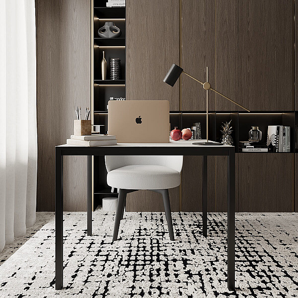 Письменный стол Brevity Loft mid 900×750×670 Сосна Натти / Чёрный Art In Head