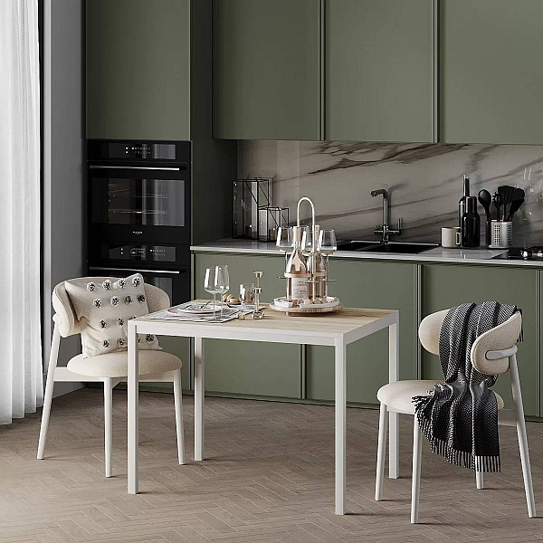 Письменный стол Brevity Loft mid 900х750х670 Дуб сонома/Белый металл Art In Head
