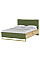 Ліжко Swan 1600*2000 Балі зелений Art In Head