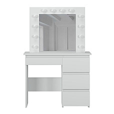 Стол туалетный Beauty 940х430х1400 Белый бриллиант Art In Head