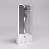 Прихожая ГКШ-3, Белый, 840/350/2100 Континент