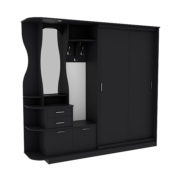 Передпокій Люкс-купе LUX, Антрацит, 2500/400/2100 Континент