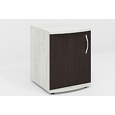 Тумба прикроватная V-3, Дуб Крафт Белый/Венге Магия, 350/350/450 Континент