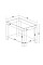 Стол журнальный Квант-2, Дуб Сонома, 800/500/550 Континент