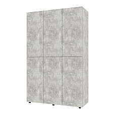 Шкаф секционный для раздевалки ШС-1, Бетон, 1200/468/1900 Континент