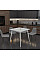 Стол обеденный БОН 780х780 Белый/Белый Neman