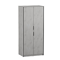 Розпашна шафа з трубою для одягу F-0012 Бетон Тефра Moreli