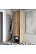 Шафа розпашна на одну дверку з полицями R-0001 Аппалачи Moreli