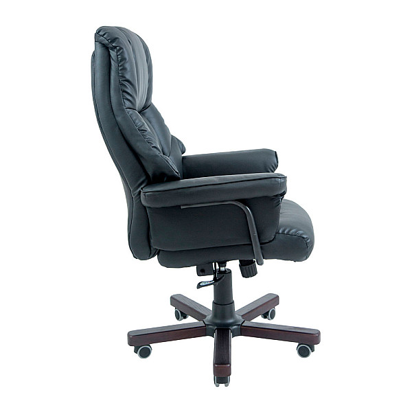 Кресло Конгресс Вуд M-2 Широкий (Anyfix Wide) Черный Richman