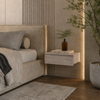Тумба прикроватная Левия Дуб сонома 1Ш 46х31х15 Doros