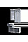 Прихожая Бела Сосна Натти/Антрацит 1 ДСП / 1 зеркало 100х40х210 Doros