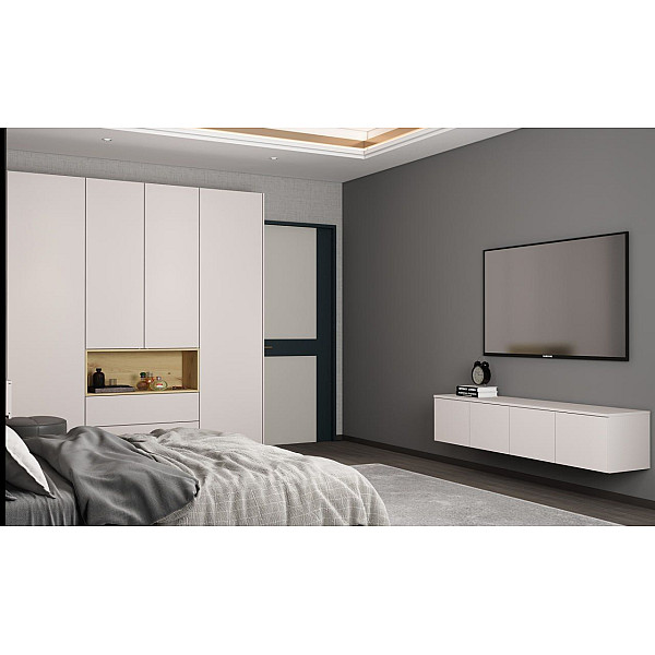 Тумба ТВ Левия Кашемир 4Д 160х35х33 Doros