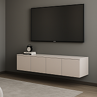 Тумба ТВ Левия Кашемир 4Д 160х35х33 Doros