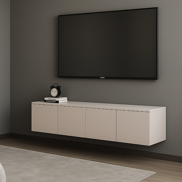 Тумба ТВ Левия Кашемир 4Д 160х35х33 Doros