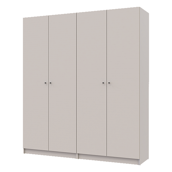 Комплект Промо з полицями Кашемір 2+2 ДСП 180х48х204 Doros