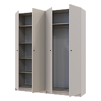 Комплект Промо с полками Кашемир 2+2 ДСП 180х48х204 Doros