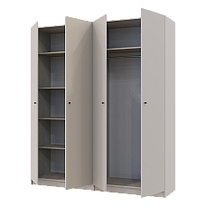 Комплект Промо с полками Кашемир 2+2 ДСП 180х48х204 Doros