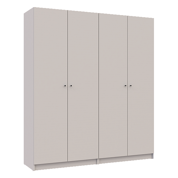 Комплект Промо з полицями Кашемір 2+2 ДСП 180х48х204 Doros
