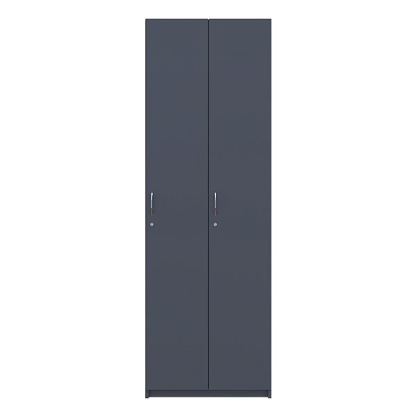 Раздевалка 2-х секционная Графит 2 ДСП 60х52х180 Doros