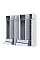 Комплект Лукас Белый 3+3 ДСП 255х50х240 Doros