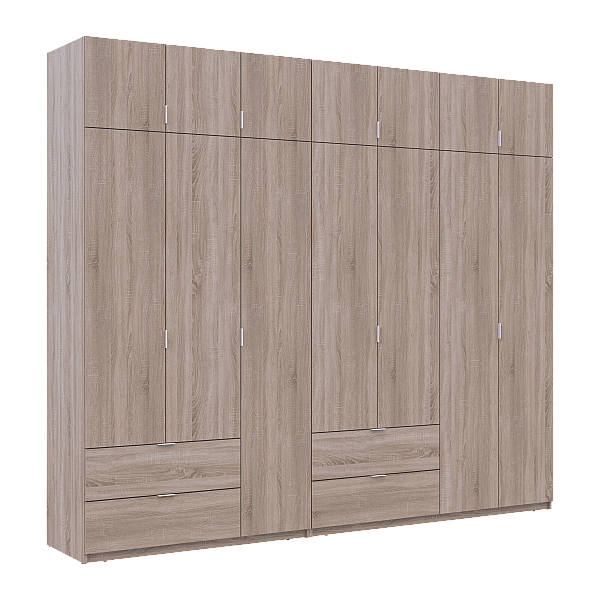 Комплект Лукас Дуб сонома 3+4 ДСП 280х50х240 Doros