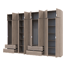 Комплект Лукас Дуб сонома 4+4 ДСП 340х50х240 Doros