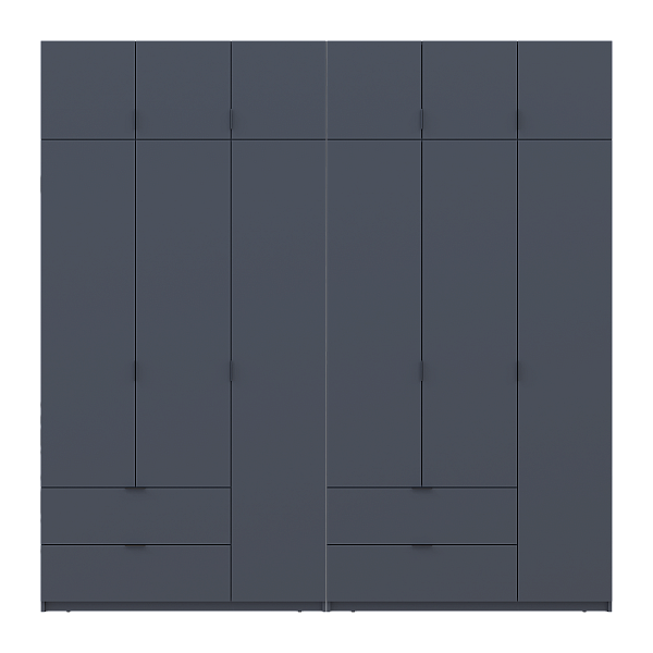 Комплект Лукас Графит 3+3 ДСП 240х50х240 Doros
