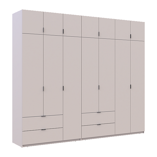 Комплект Лукас Кашемир 3+4 ДСП 280х50х240 Doros