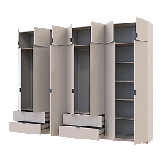Комплект Лукас Кашемир 3+4 ДСП 315х50х240 Doros