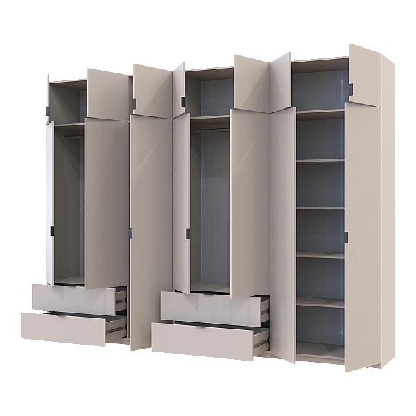 Комплект Лукас Кашемир 3+4 ДСП 315х50х240 Doros