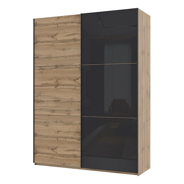 Шкаф купе G-Caiser Тахо 1 ДСП / 1 Стекло / 3 части 180х60х240 Doros