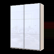 Шкаф купе G-Caiser Кашемир/Белый 2 Скла 3 части 180х60х240 Doros