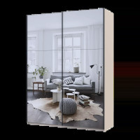 Шкаф купе G-Caiser Кашемир 2 Зеркала 3 части 180х60х240 Doros