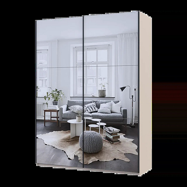 Шкаф купе G-Caiser Кашемир 2 Зеркала 3 части 180х60х240 Doros