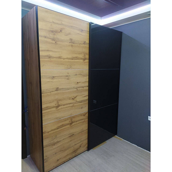 Шкаф купе G-Caiser Тахо 1 ДСП / 1 Стекло / 3 части 180х60х240 Doros