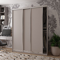 Шкаф купе Сити Лайт Кашемир 3 ДСП 225х60х225 Doros