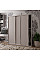 Шкаф купе Сити Лайт Кашемир 3 ДСП 225х60х225 Doros