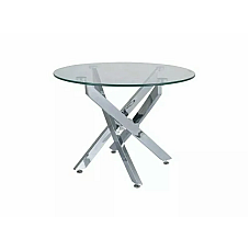Журнальный столик AGIS A Прозрачный / Хром Диаметр 60x45 AGISACH Signal