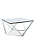 Журнальный стол Silver A Silver A 80х80 Дымчатый / Серебряный SILVERASC Signal