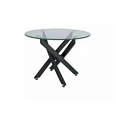 Журнальный столик AGIS A Прозрачный / Черный Диаметр 60x45 AGISAC Signal
