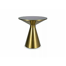 Журнальный столик SETI Черный / Золотой Диаметр 50x53 SETICZL Signal