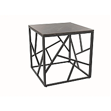 Журнальный столик ESCADA B III серый эффект мрамора/черный 55X55 ESCADABIIISZC Signal