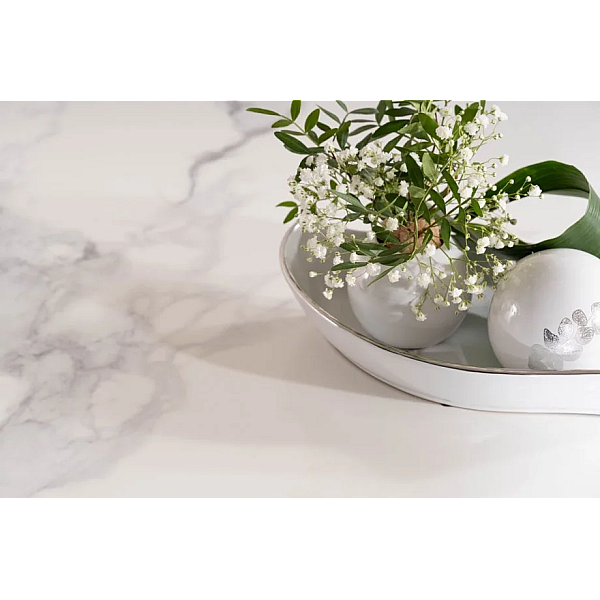 Журнальный столик PRINCE A CERAMIC белый CALACATTA/хром 120*60 PRINCEACBCH120 Signal