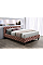 Двуспальная кровать HERRERA VELVET 160X200 античная роза / венге BLUVEL 52 HERRERAV160RW Signal