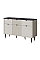 Комод MARLY REG 10 130х82х40 кашемир / серый Jurek