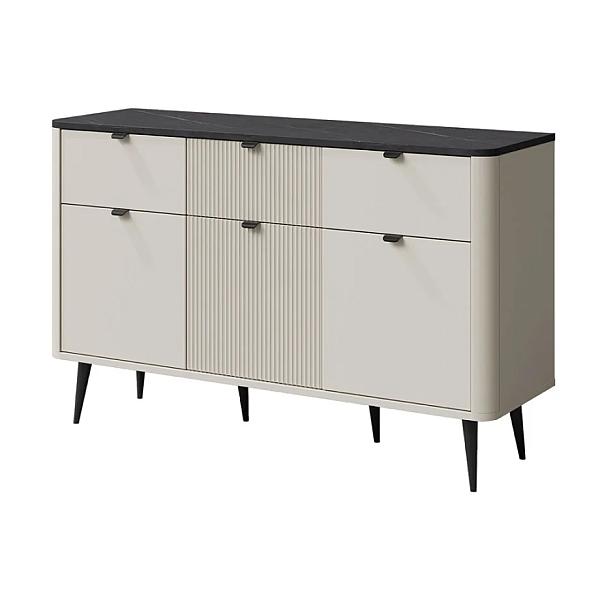 Комод MARLY REG 10 130х82х40 кашемир / серый Jurek