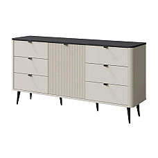 Комод MARLY REG 9 160х82х40 кашемир / серый Jurek