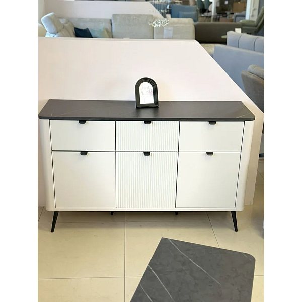 Комод MARLY REG 10 130х82х40 кашемир / серый Jurek