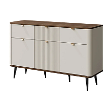 Комод MARLY REG 10 130х82х40 кашемир / орех Jurek