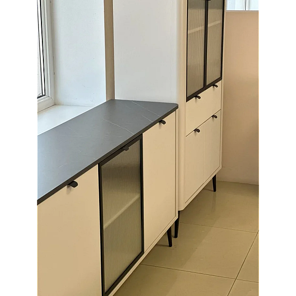 Комод MARLY REG 7 160х82х40 кашемир / серый Jurek